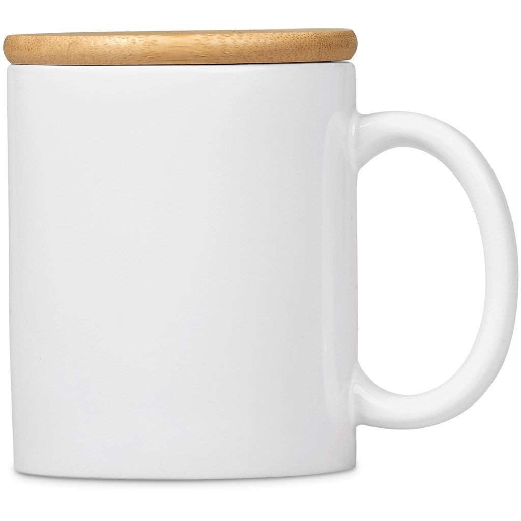 Okiyo Sozo Bamboo & Ceramic Sublimation Coffee Mug - 330ml - Image 21