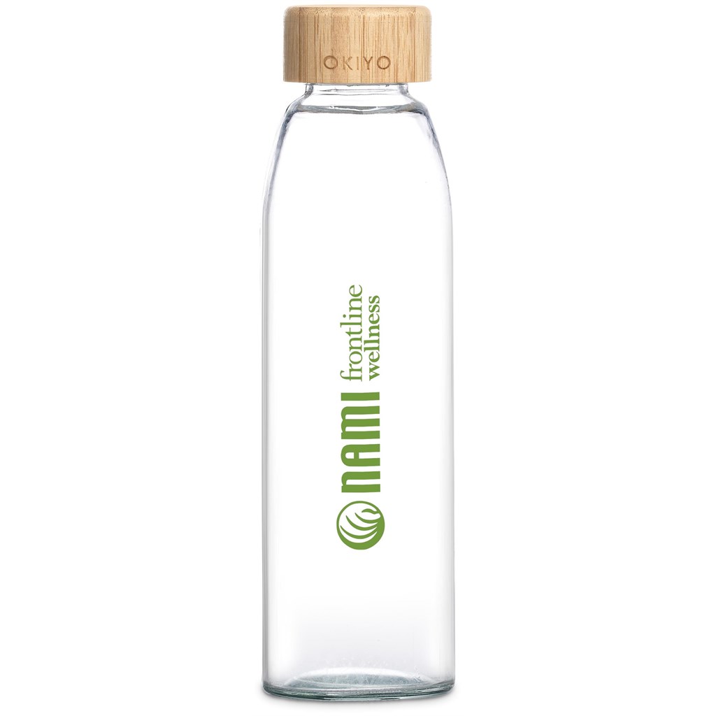 Okiyo Wabi-Sabi Glass Water Bottle - 500ml - Image 5