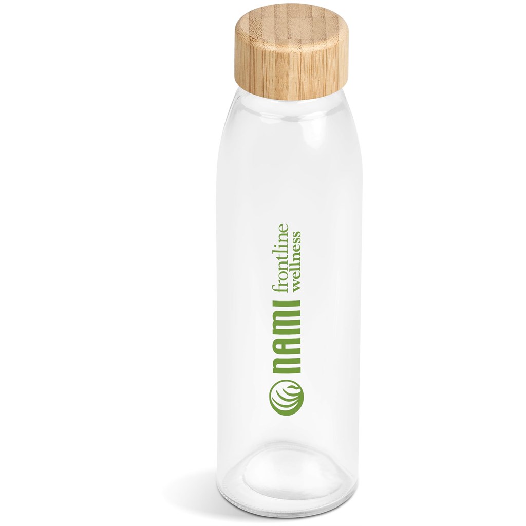 Okiyo Wabi-Sabi Glass Water Bottle - 500ml - Image 8
