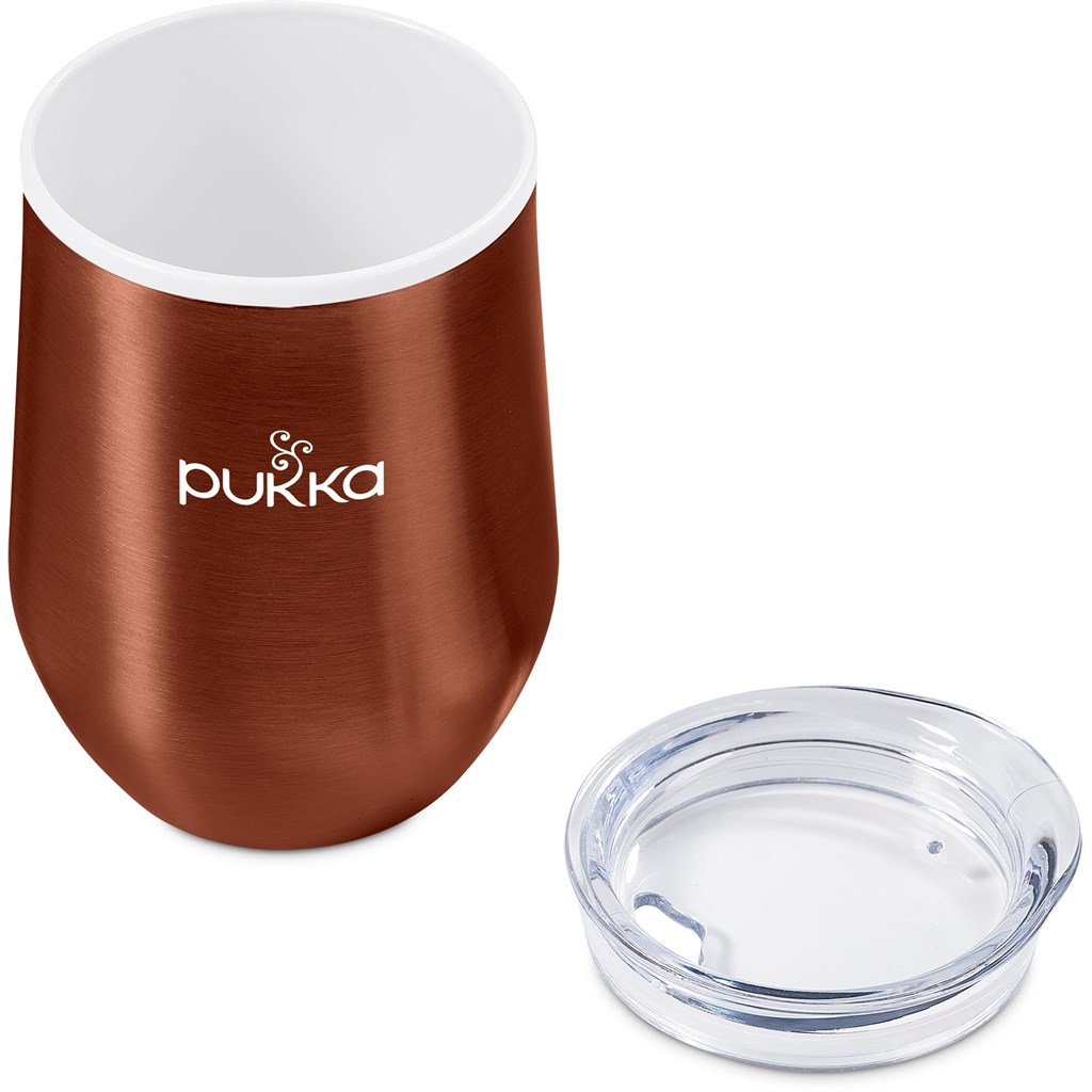 Serendipio Vogue Madison Stainless Steel & Plastic Double-Wall Tumbler - 350ml - Image 21