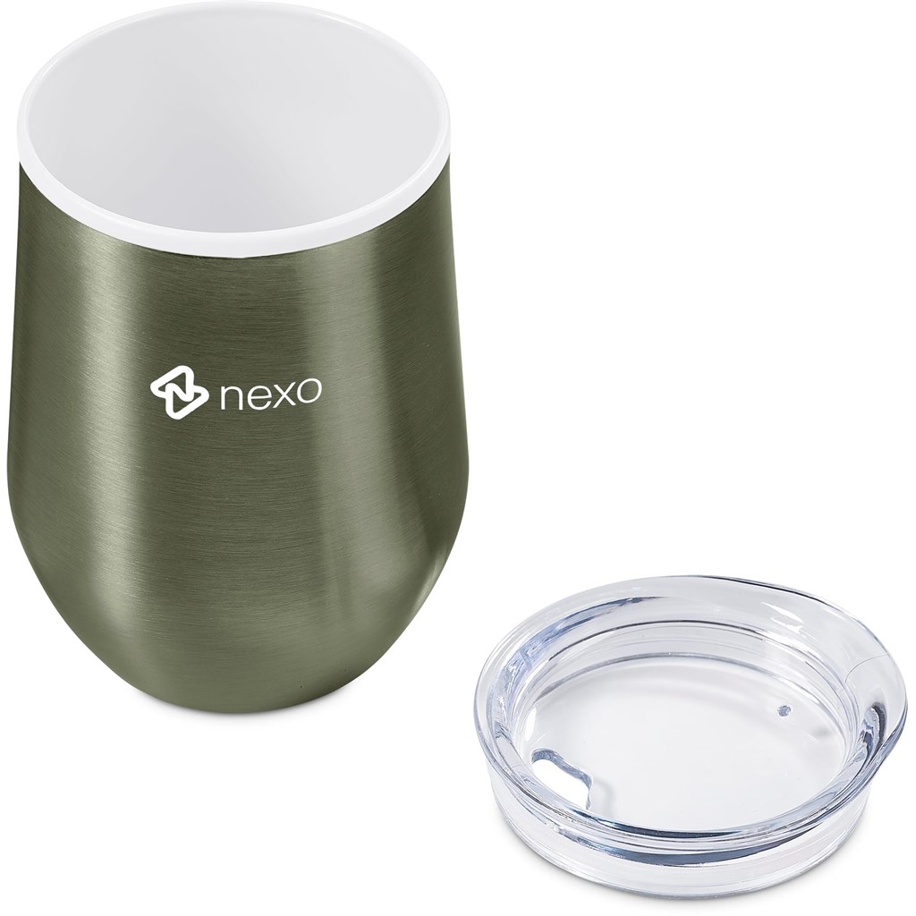 Serendipio Vogue Madison Stainless Steel & Plastic Double-Wall Tumbler - 350ml - Image 23