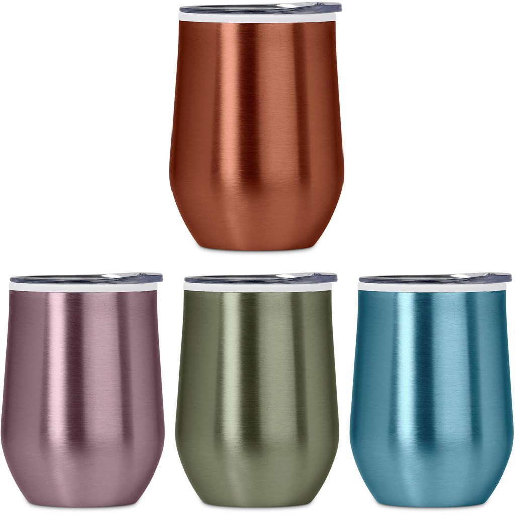 Serendipio Vogue Madison Stainless Steel & Plastic Double-Wall Tumbler - 350ml - Image 4