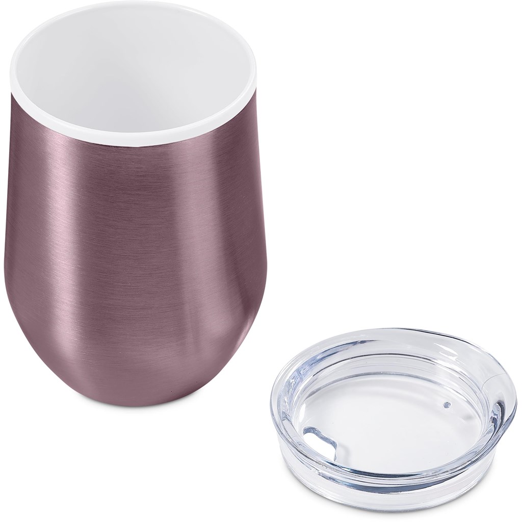 Serendipio Vogue Madison Stainless Steel & Plastic Double-Wall Tumbler - 350ml - Image 39