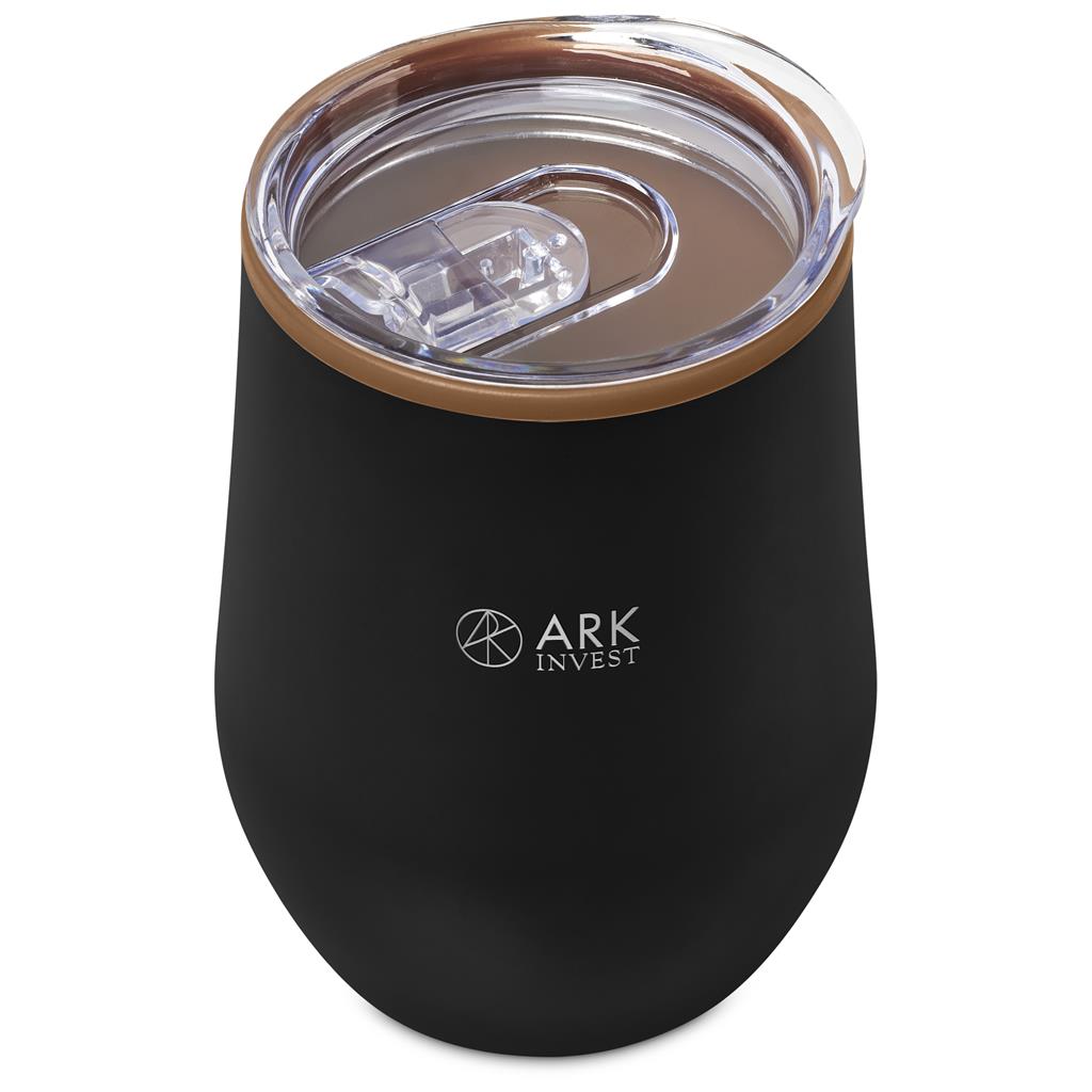 Serendipio Ovolo Stainless Steel & Plastic Double-Wall Tumbler – 350ml - Image 7