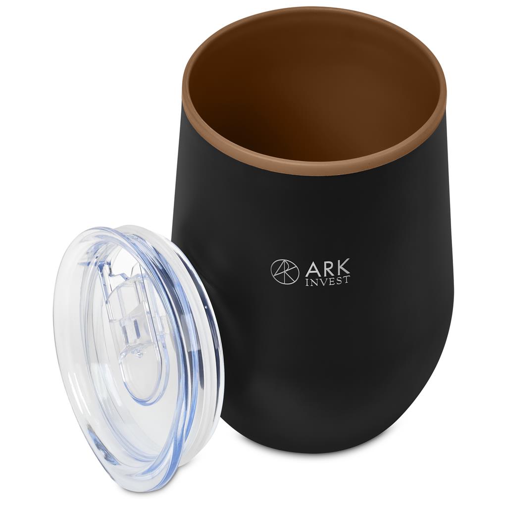 Serendipio Ovolo Stainless Steel & Plastic Double-Wall Tumbler – 350ml - Image 11