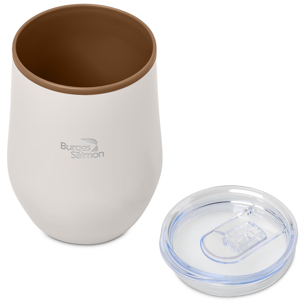 Serendipio Ovolo Stainless Steel & Plastic Double-Wall Tumbler – 350ml - Image 23