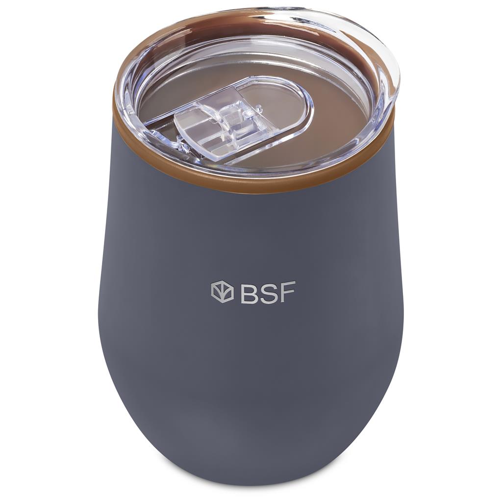 Serendipio Ovolo Stainless Steel & Plastic Double-Wall Tumbler – 350ml - Image 35