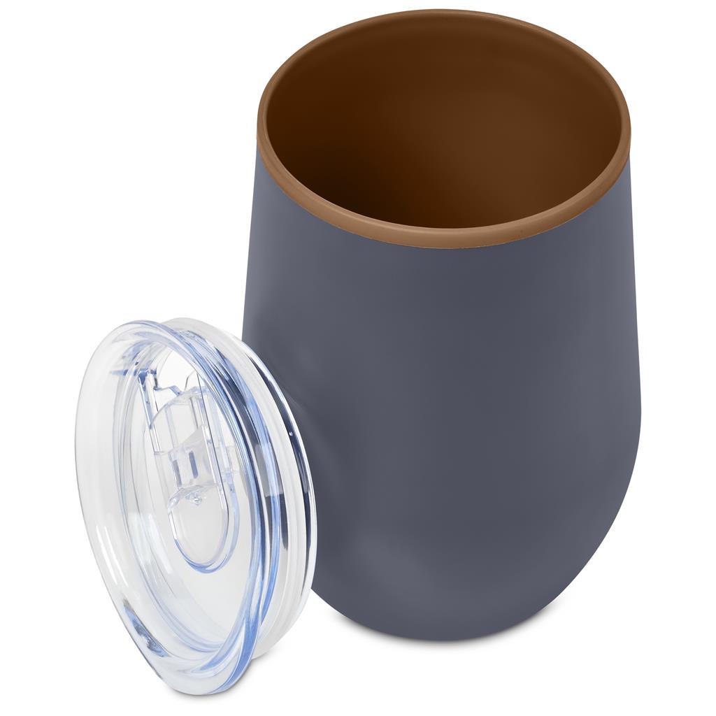 Serendipio Ovolo Stainless Steel & Plastic Double-Wall Tumbler – 350ml - Image 32