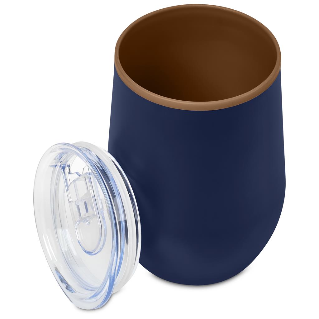 Serendipio Ovolo Stainless Steel & Plastic Double-Wall Tumbler – 350ml - Image 45