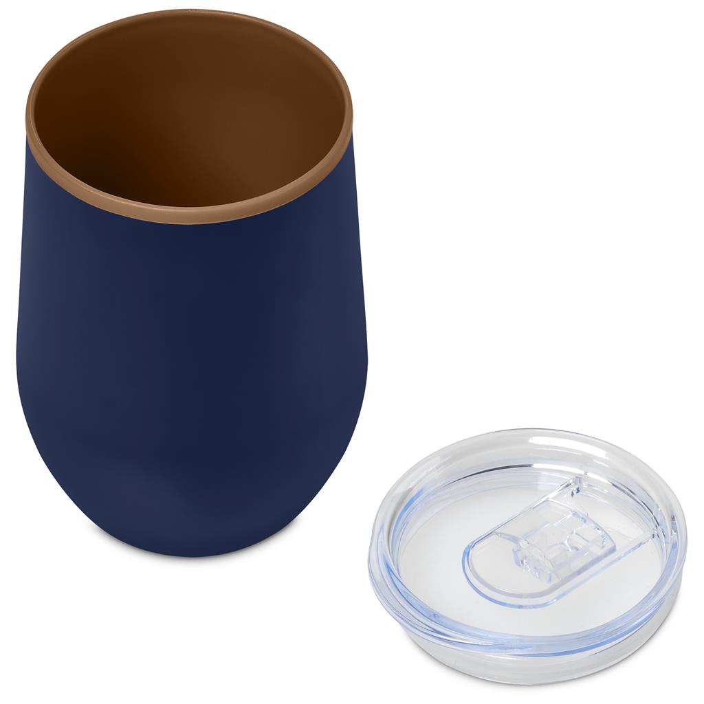 Serendipio Ovolo Stainless Steel & Plastic Double-Wall Tumbler – 350ml - Image 47