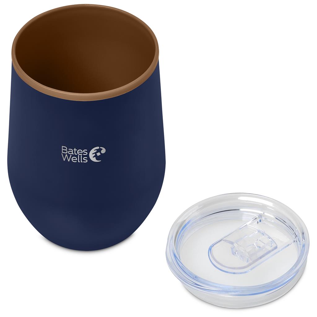 Serendipio Ovolo Stainless Steel & Plastic Double-Wall Tumbler – 350ml - Image 46