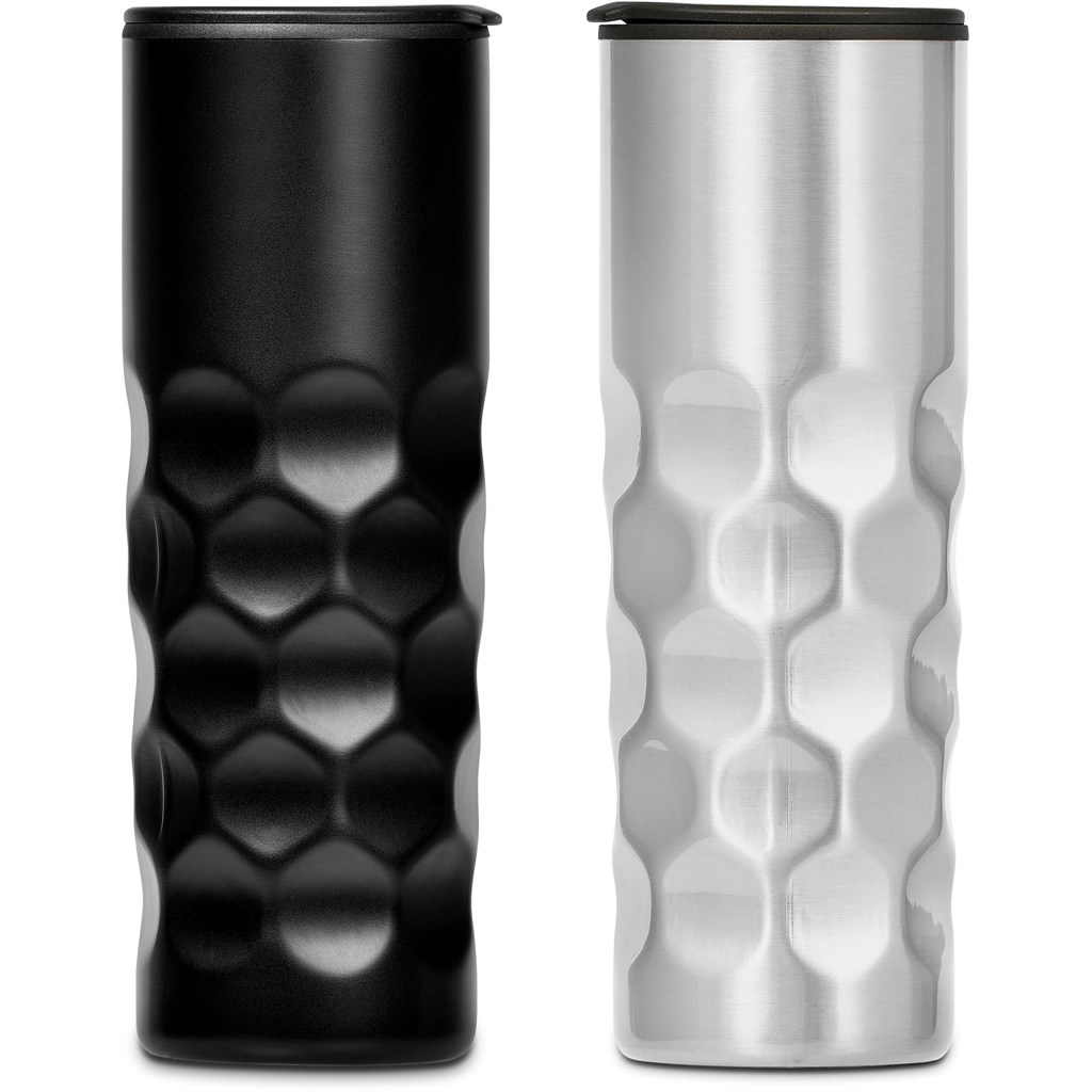Serendipio Meteor Stainless Steel & Plastic Double-Wall Tumbler - 450ml - Image 4