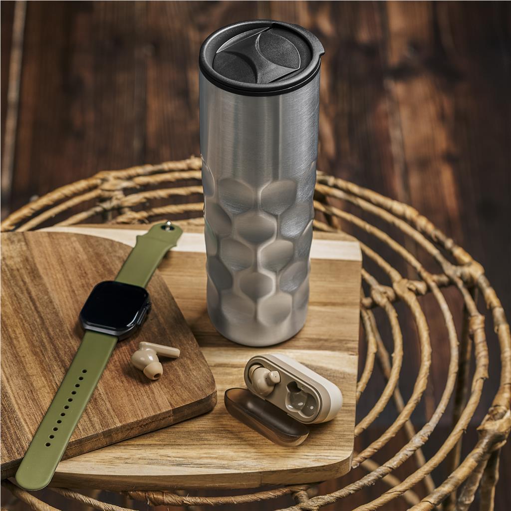 Serendipio Meteor Stainless Steel & Plastic Double-Wall Tumbler - 450ml - Image 13