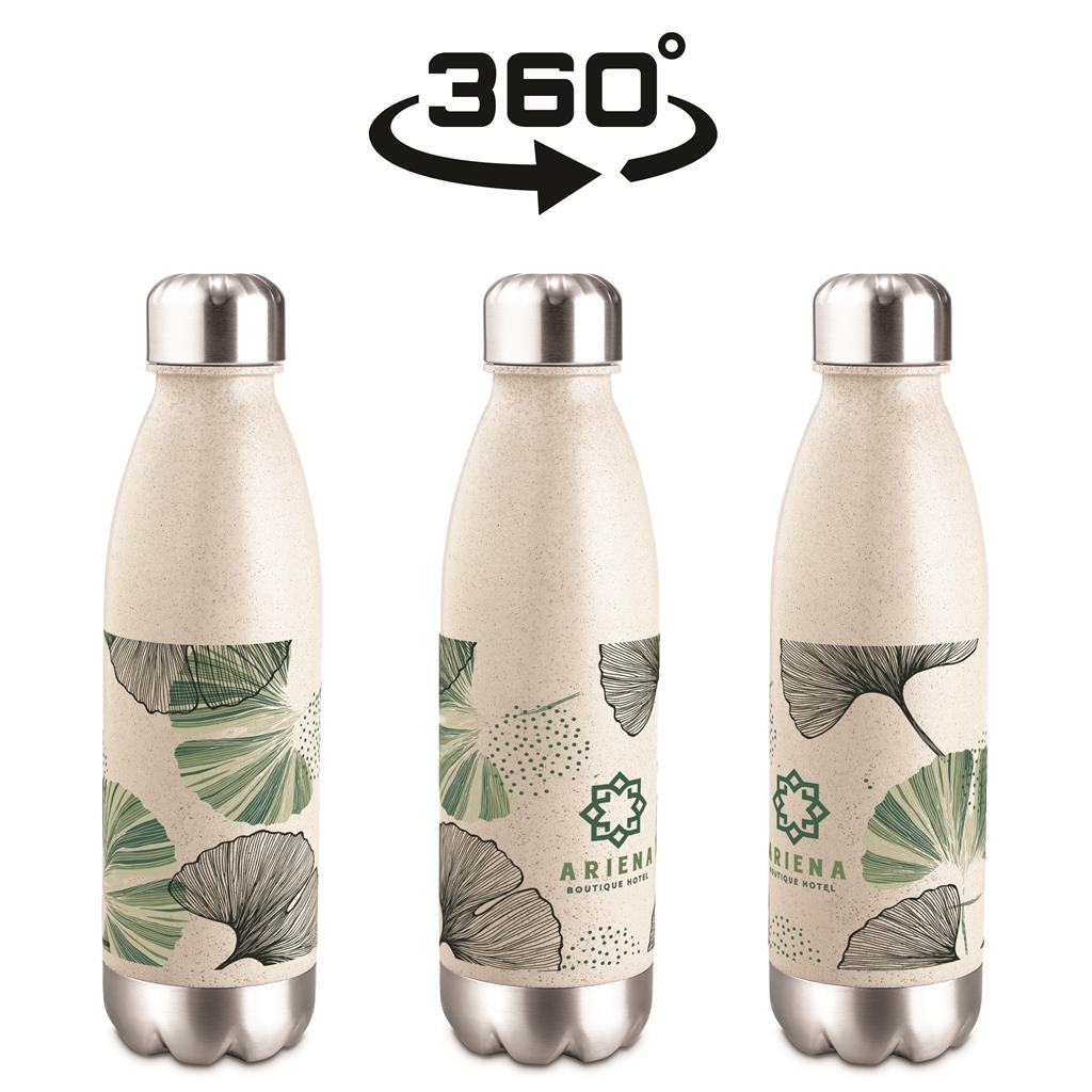 Okiyo Kimi Wheat Straw Water Bottle - 680ml - Image 4