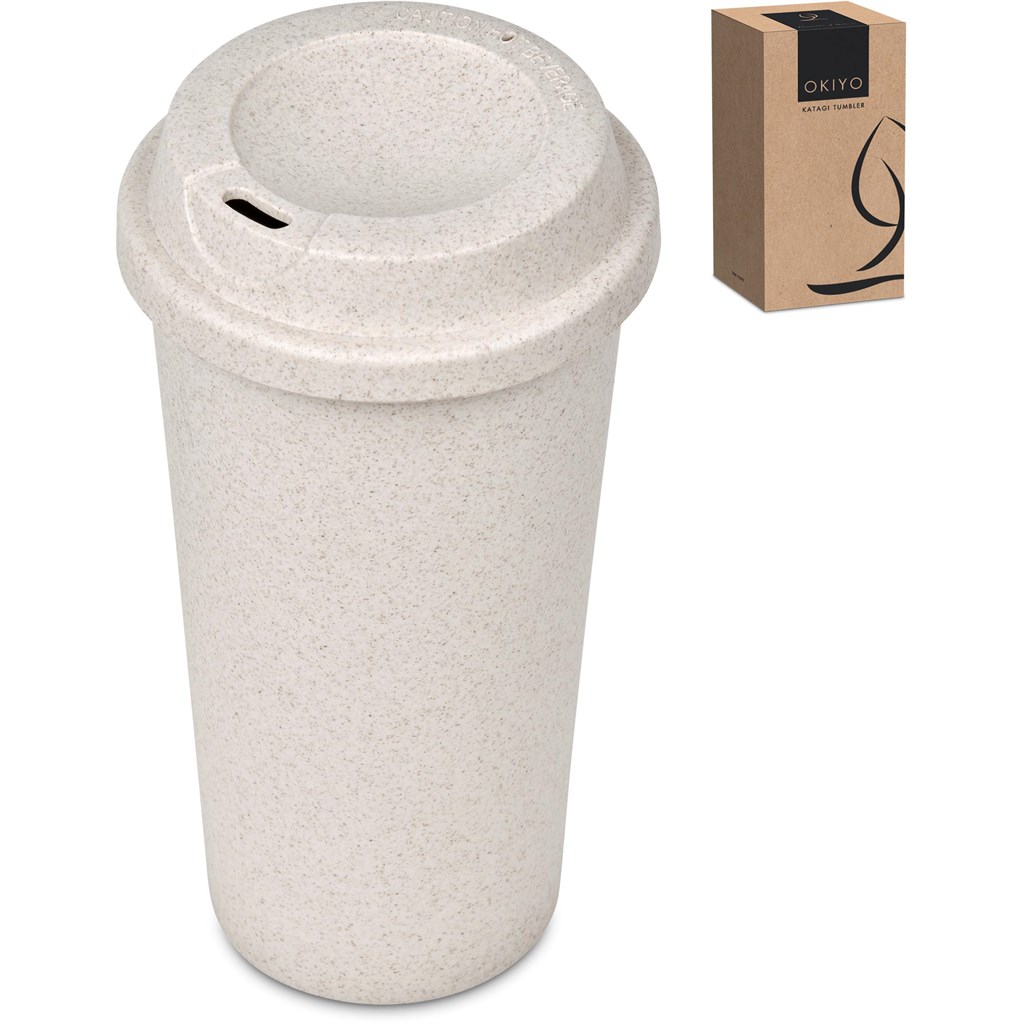 Okiyo Katagi Wheat Straw Double-Wall Tumbler – 450ml - Image 9