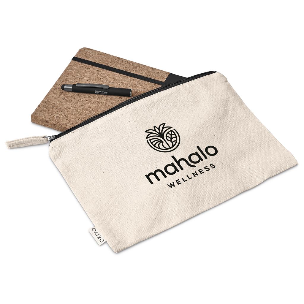 Okiyo Denki Cork Notebook & Pen Set - Image 3