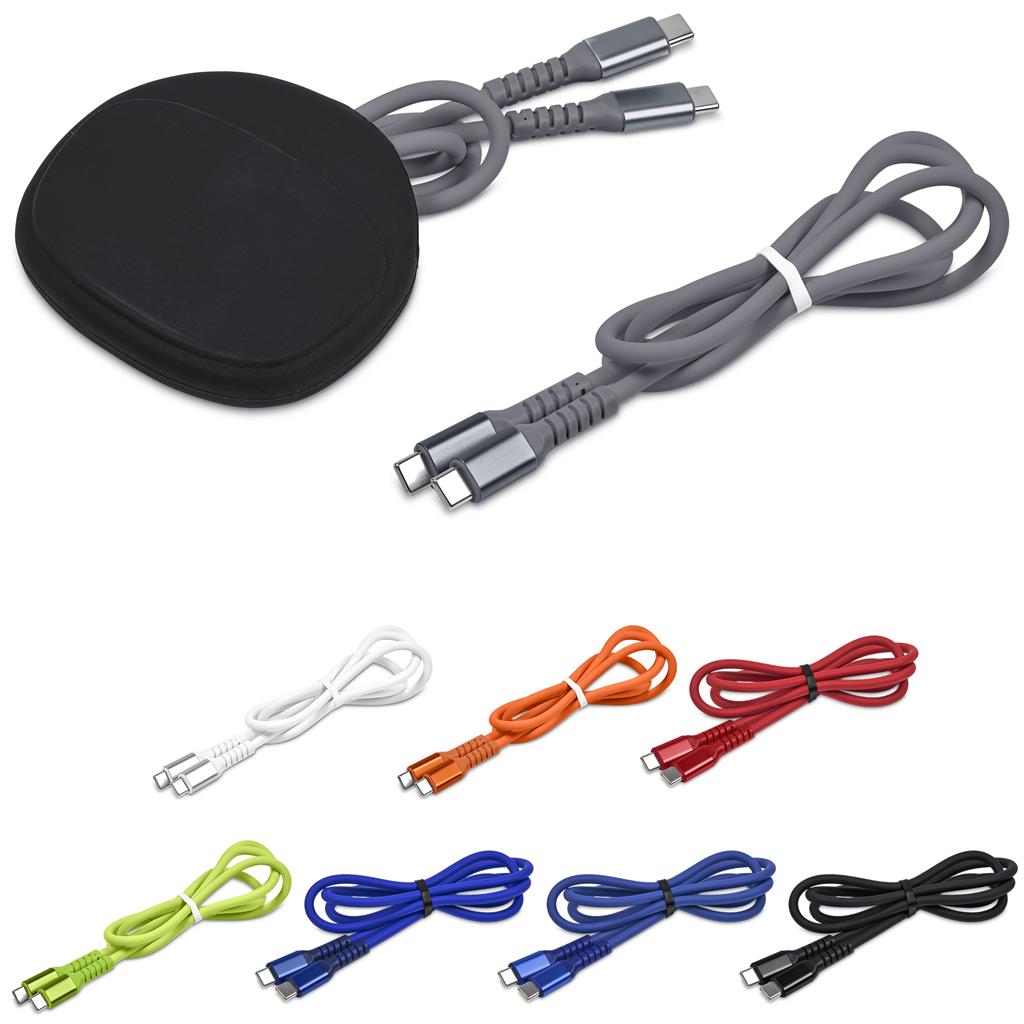 Altitude Mable Fast Charge Type-C to Type-C Charging Cable in Pouch - Image 3