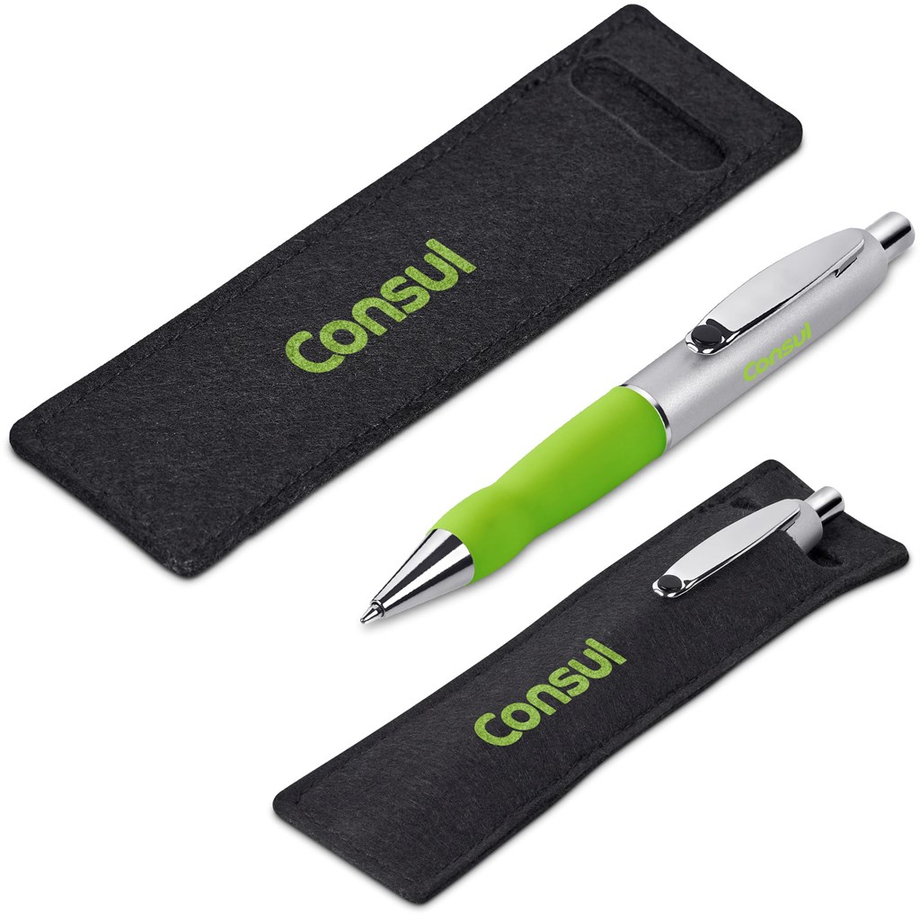 Altitude Turbo Tide Ball Pen in Felt Pouch - Image 9