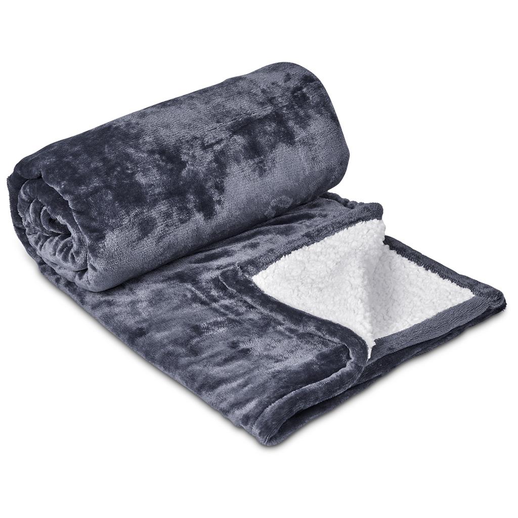 Serendipio Glacial Sherpa Fleece Blanket - Image 5