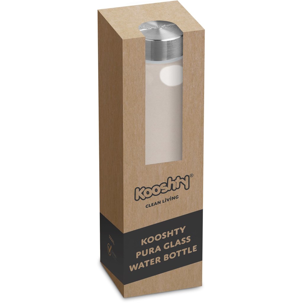 Kooshty Pura Glass Water Bottle - 500ml - Image 3