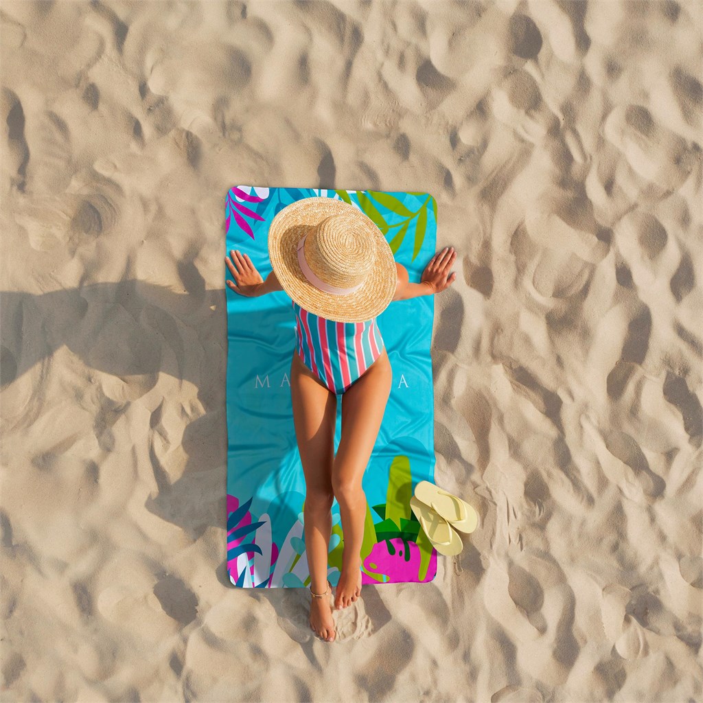 Hoppla Hula Beach Towel - Double-Sided Branding - Image 4
