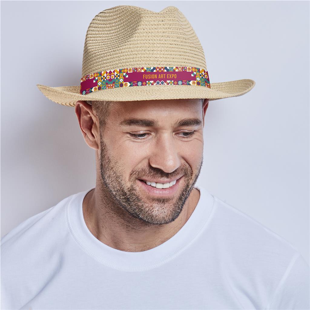 Pre-Printed Sample Bruno Fedora Hat - Image 3