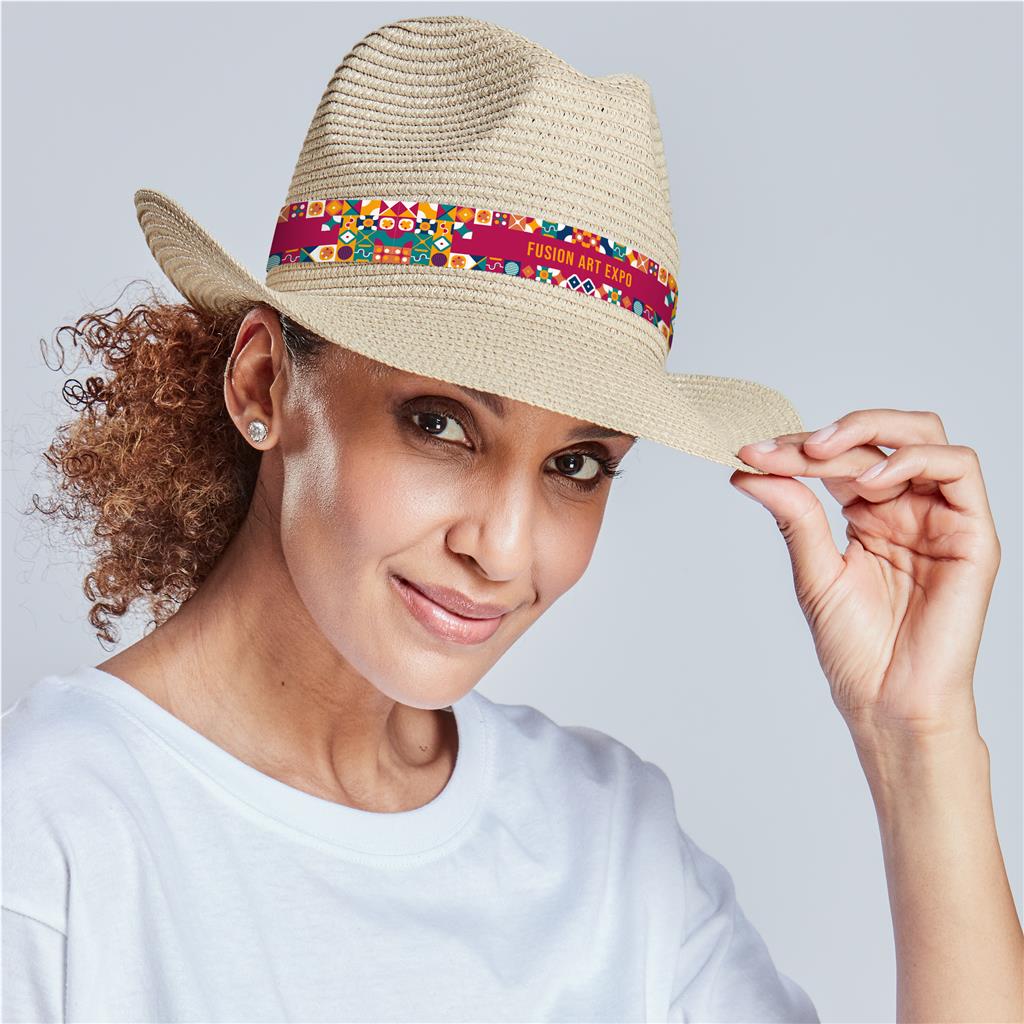 Pre-Printed Sample Bruno Fedora Hat - Image 2