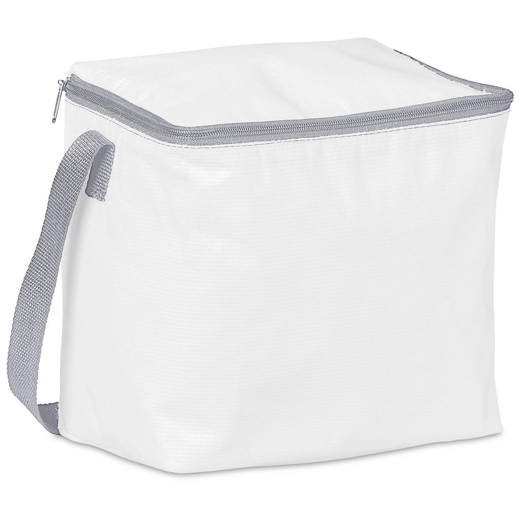 Pre-Production Sample Hoppla Quebec Recycled PET Stitch-Bond 12 Can Cooler - Image 2