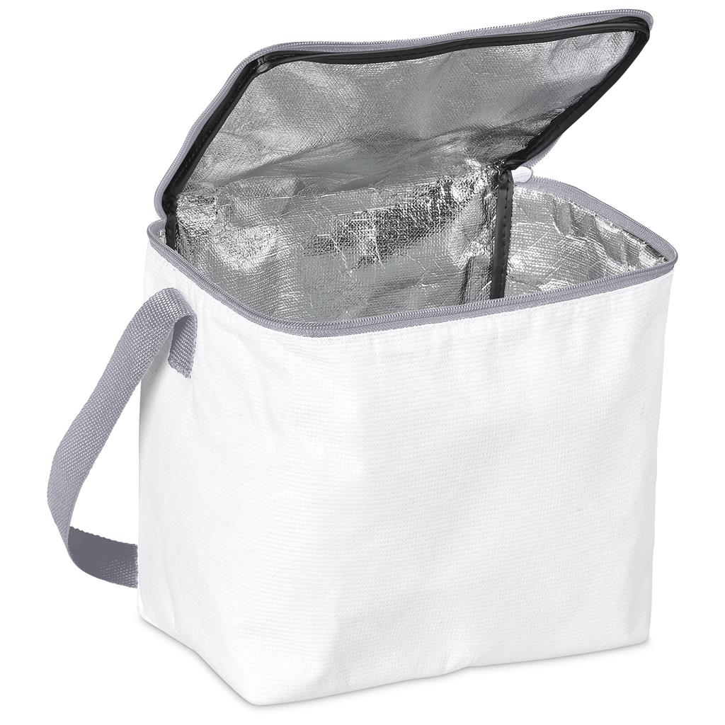 Pre-Production Sample Hoppla Quebec Recycled PET Stitch-Bond 12 Can Cooler - Image 8