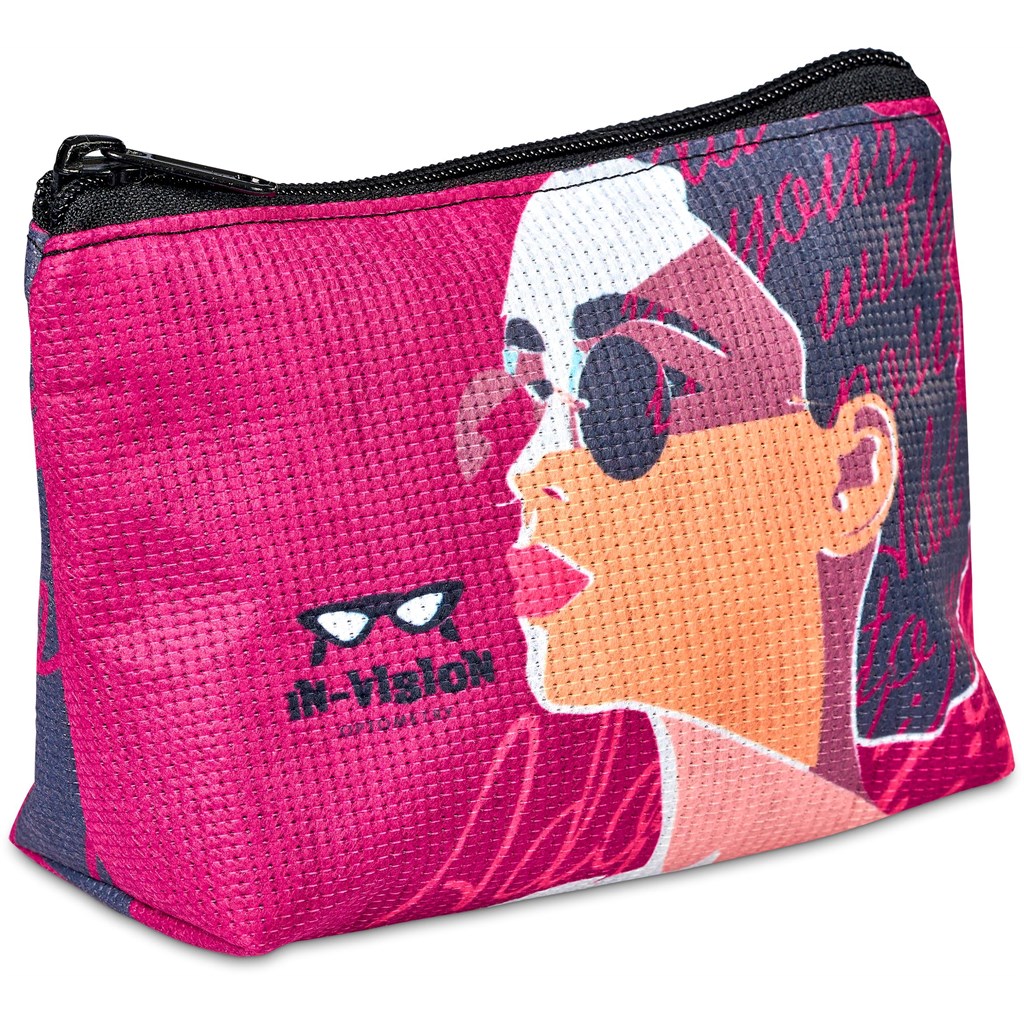 Pre-Production Sample Hoppla Recycled PET Stitch-Bond Mini Toiletry Bag - Image 19