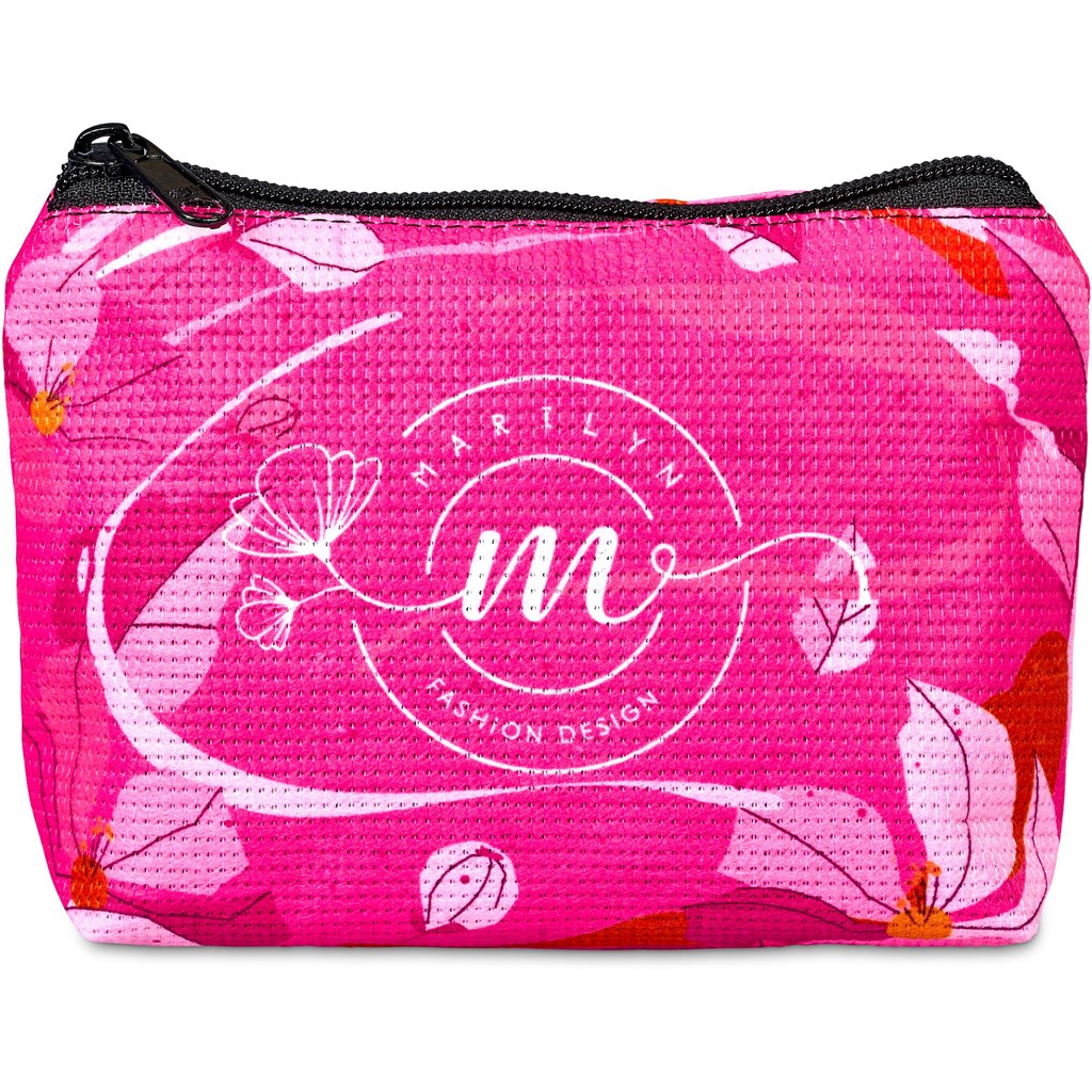 Pre-Production Sample Hoppla Recycled PET Stitch-Bond Mini Toiletry Bag - Image 2