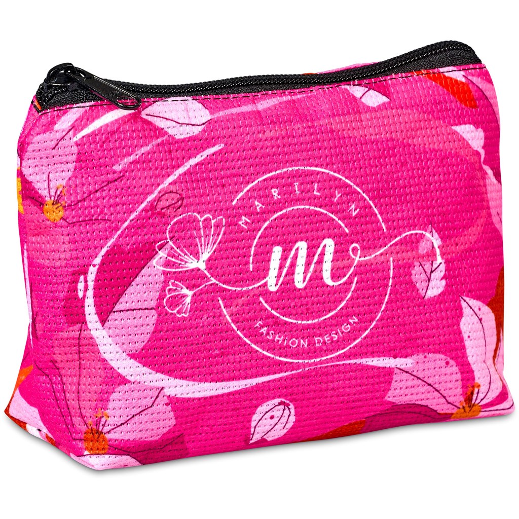 Pre-Production Sample Hoppla Recycled PET Stitch-Bond Mini Toiletry Bag - Image 14