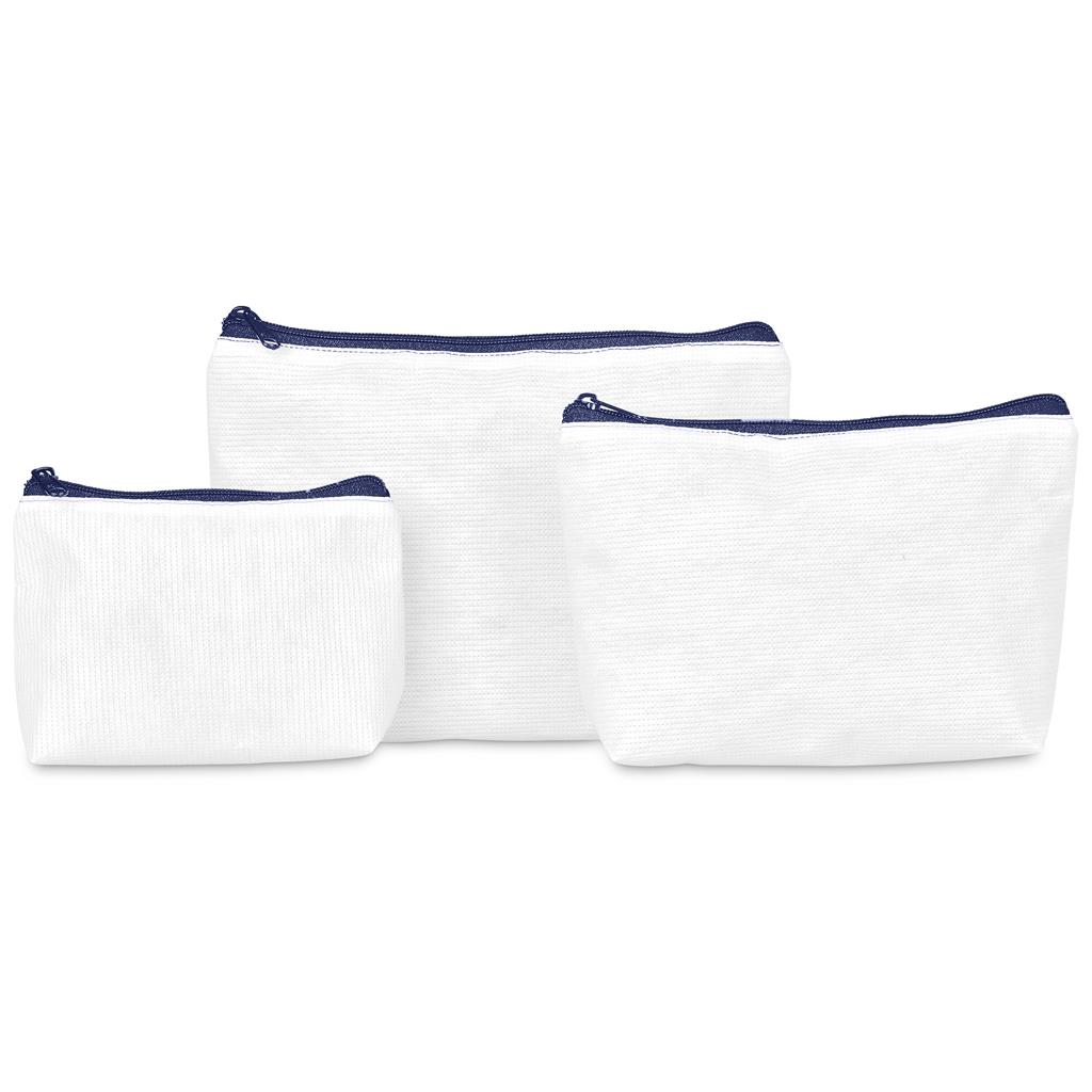 Pre-Production Sample Hoppla Recycled PET Stitch-Bond Mini Toiletry Bag - Image 4