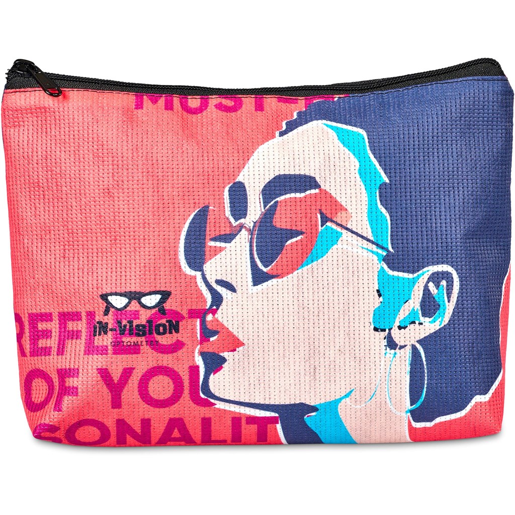 Pre-Production Sample Hoppla Leanne Recycled PET Stitch-Bond Maxi Toiletry Bag - Image 7