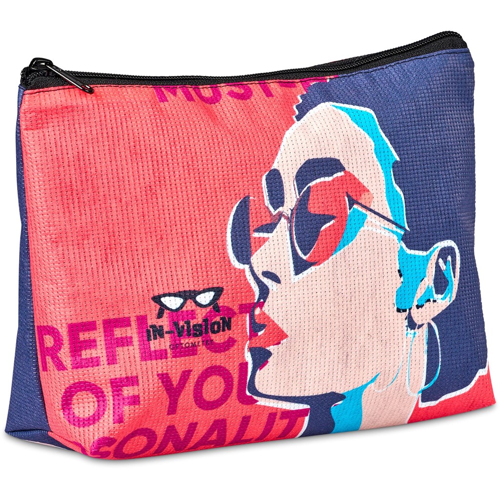 Pre-Production Sample Hoppla Leanne Recycled PET Stitch-Bond Maxi Toiletry Bag - Image 18
