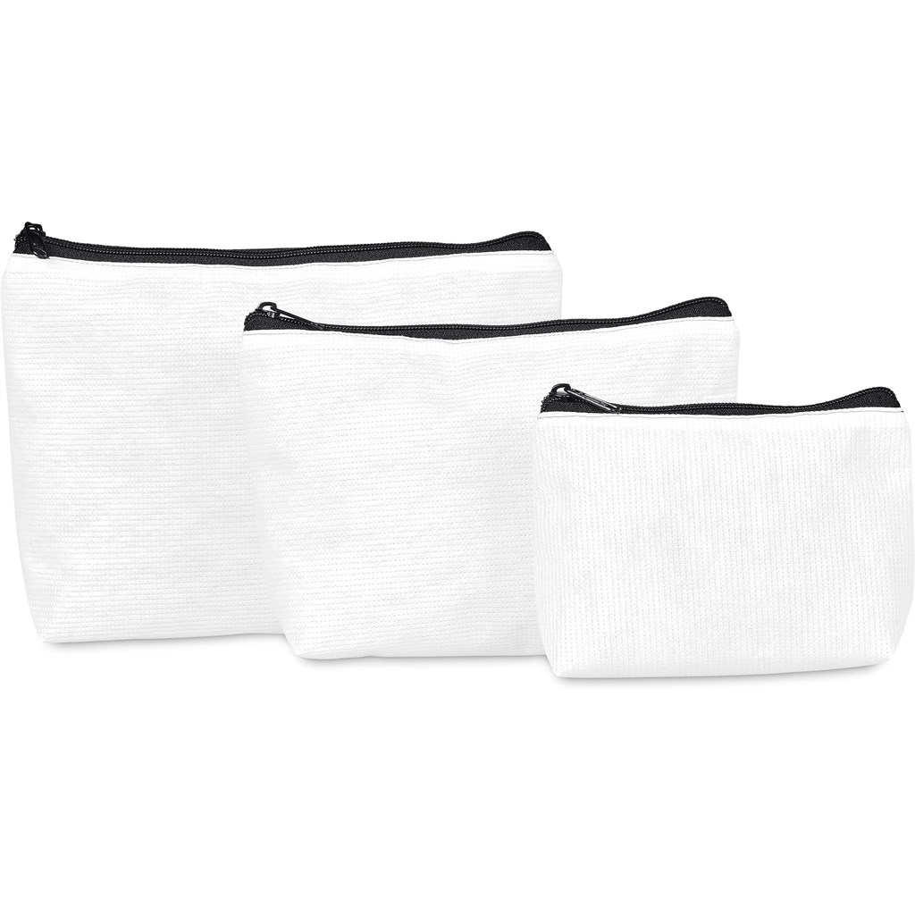 Pre-Production Sample Hoppla Leanne Recycled PET Stitch-Bond Maxi Toiletry Bag - Image 2
