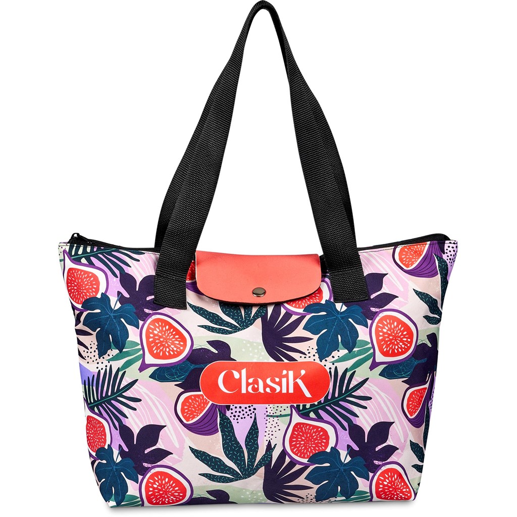 Pre-Production Sample Hoppla Rosebank Polyester Roll-Up Tote Bag - Image 10