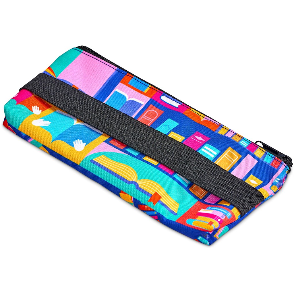 Pre-Production Sample Hoppla Scribbler Polyester Large Pencil Case To Fit An A5 Notebook - Image 6