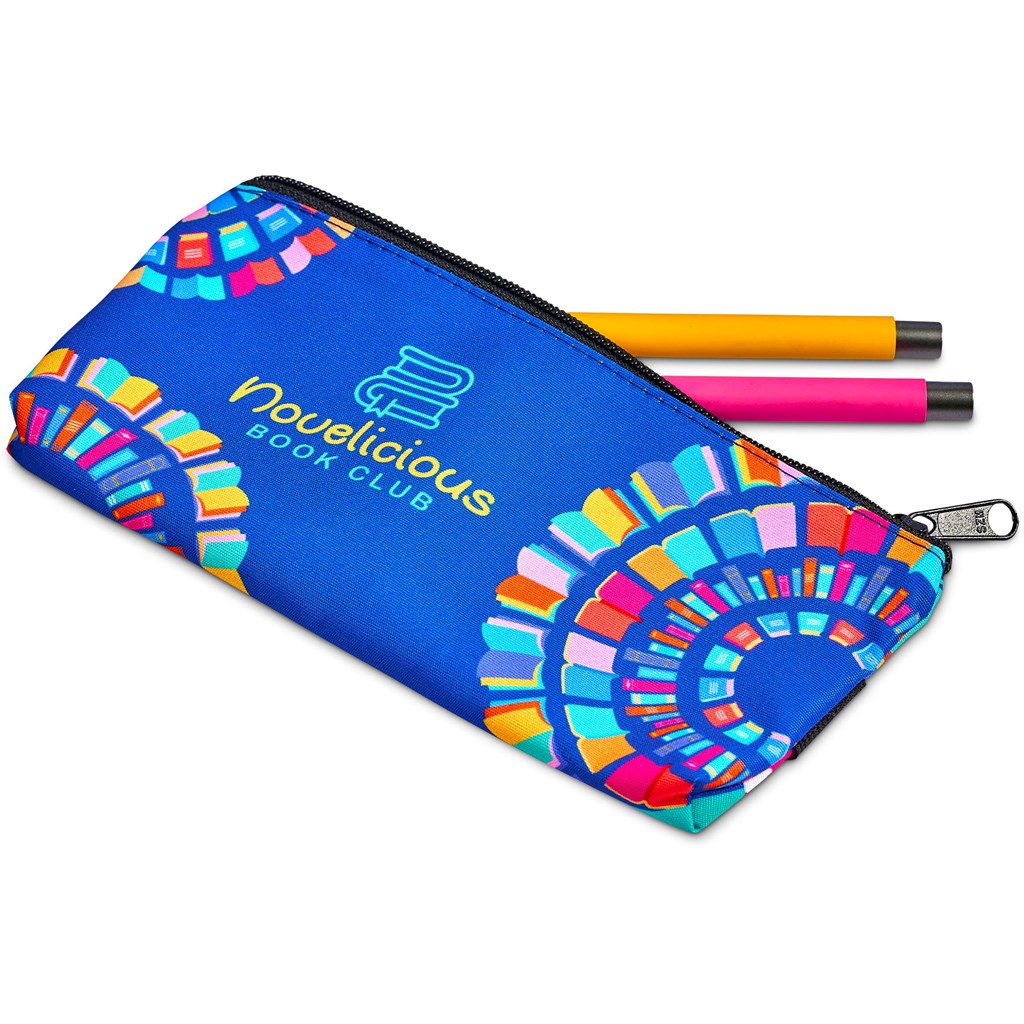 Pre-Production Sample Hoppla Scribbler Polyester Large Pencil Case To Fit An A5 Notebook - Image 7