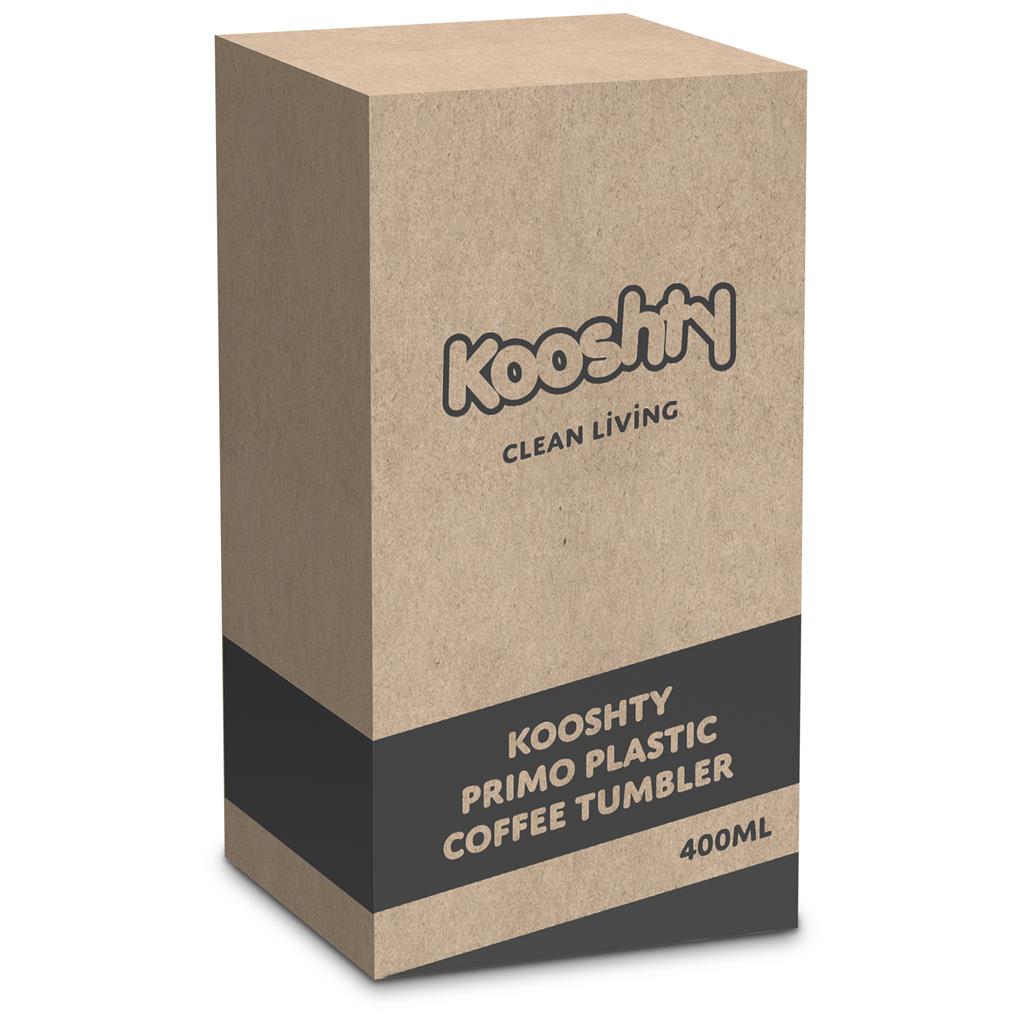 Kooshty Primo Plastic Coffee Tumbler - 400ml - Image 3