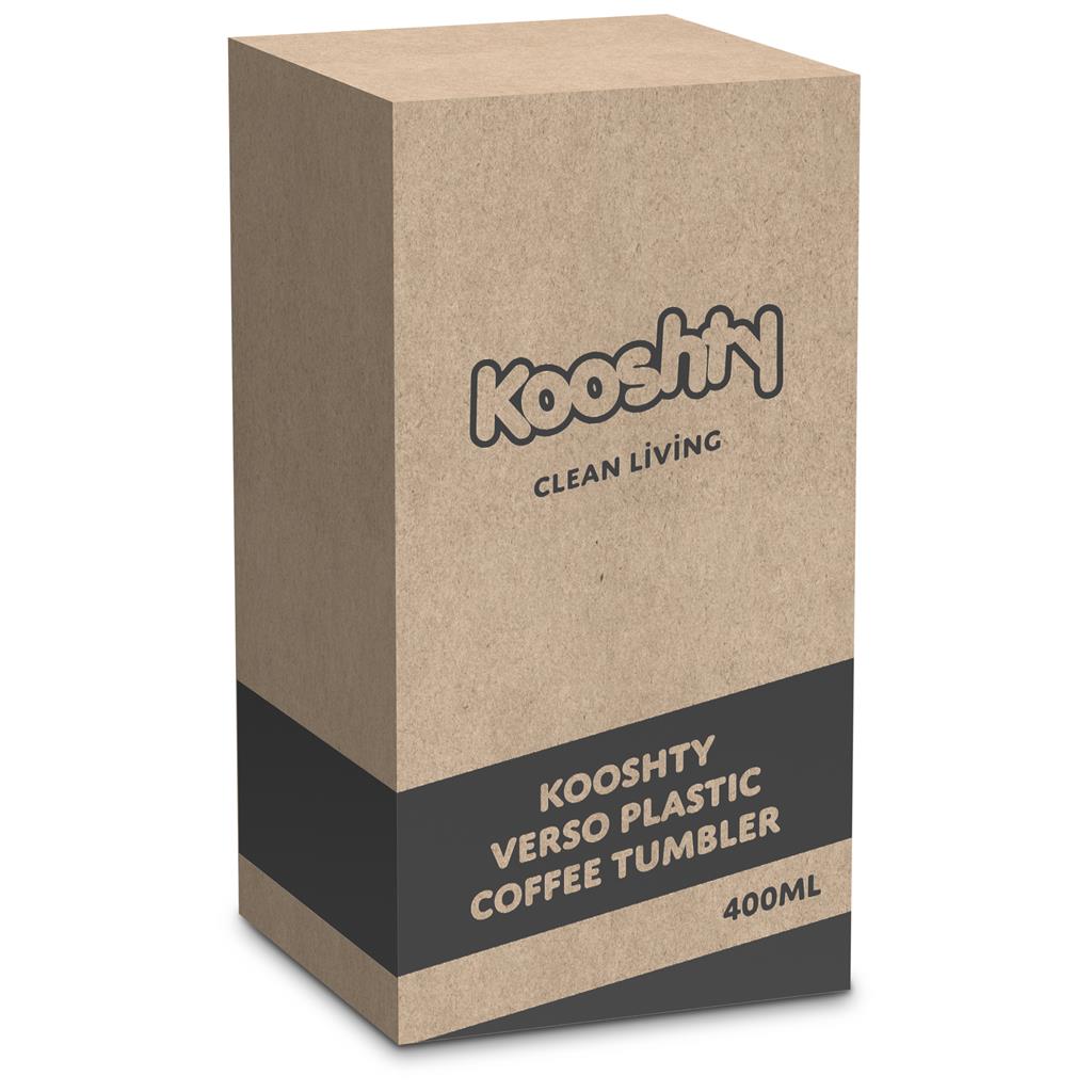 Kooshty Verso Plastic Coffee Tumbler - 400ml - Image 3
