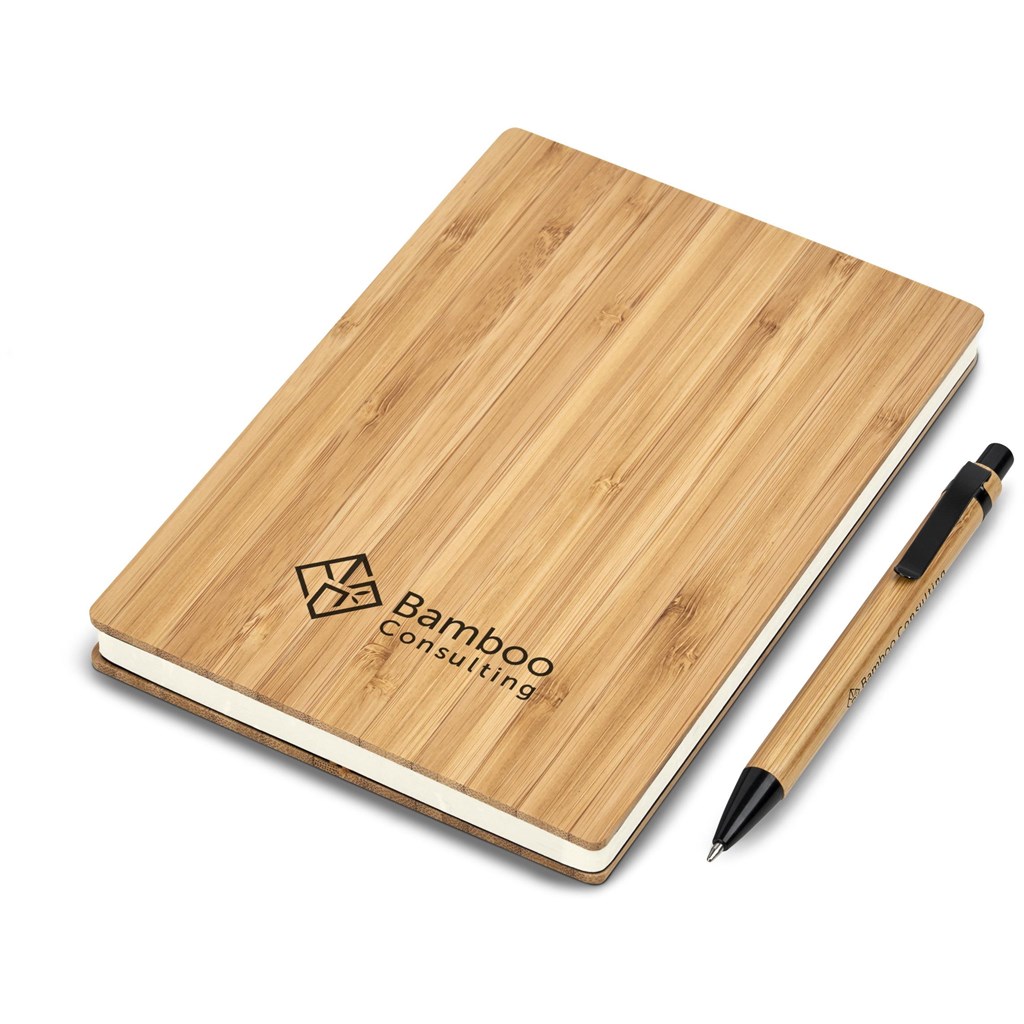 Okiyo Yahari Bamboo Notebook & Pen Set - Image 14