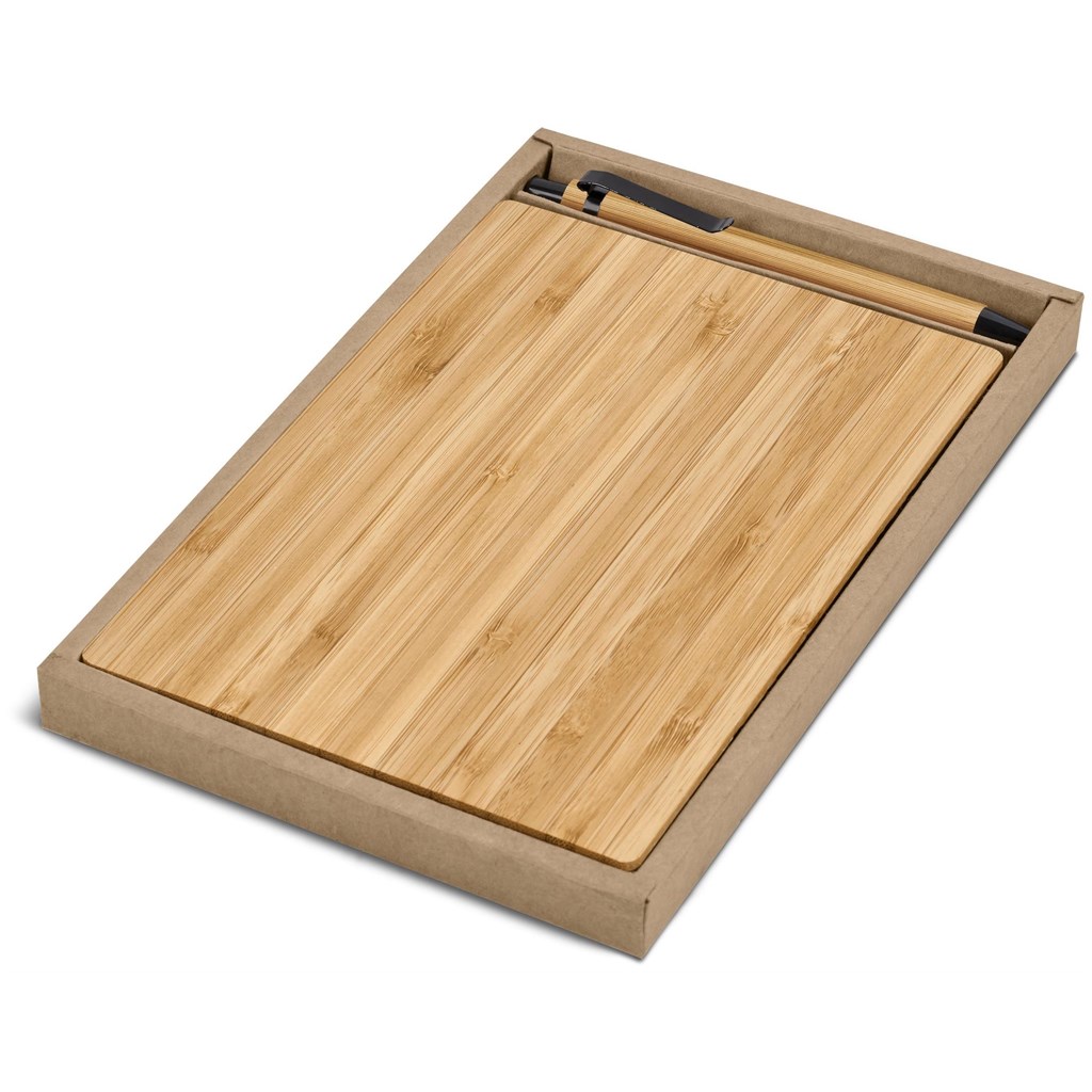 Okiyo Yahari Bamboo Notebook & Pen Set - Image 11