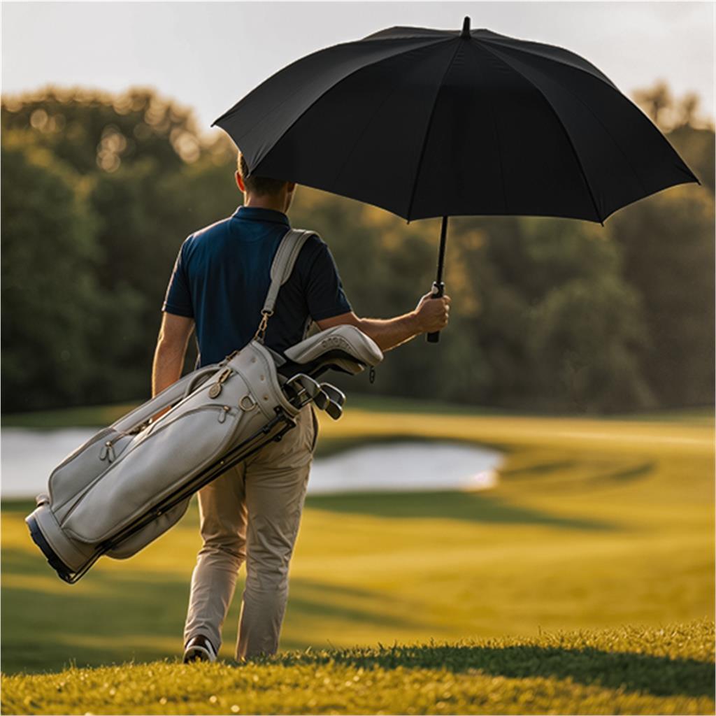 US Basic Hankley Auto-Open Golf Umbrella - Image 16