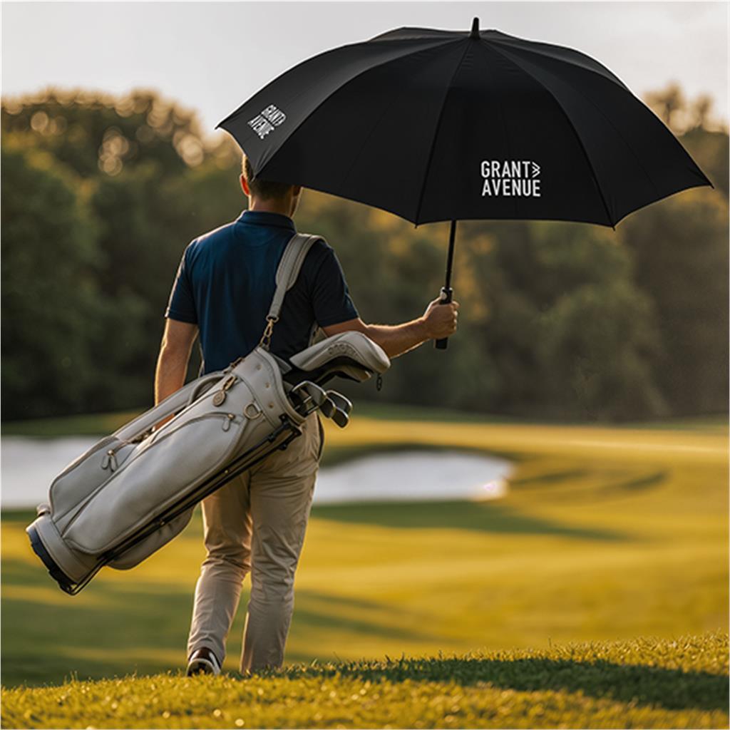 US Basic Hankley Auto-Open Golf Umbrella - Image 17