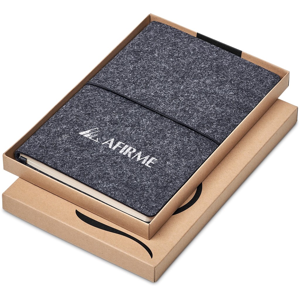 Okiya Rika Recycled Felt Soft Cover notebook - Image 8