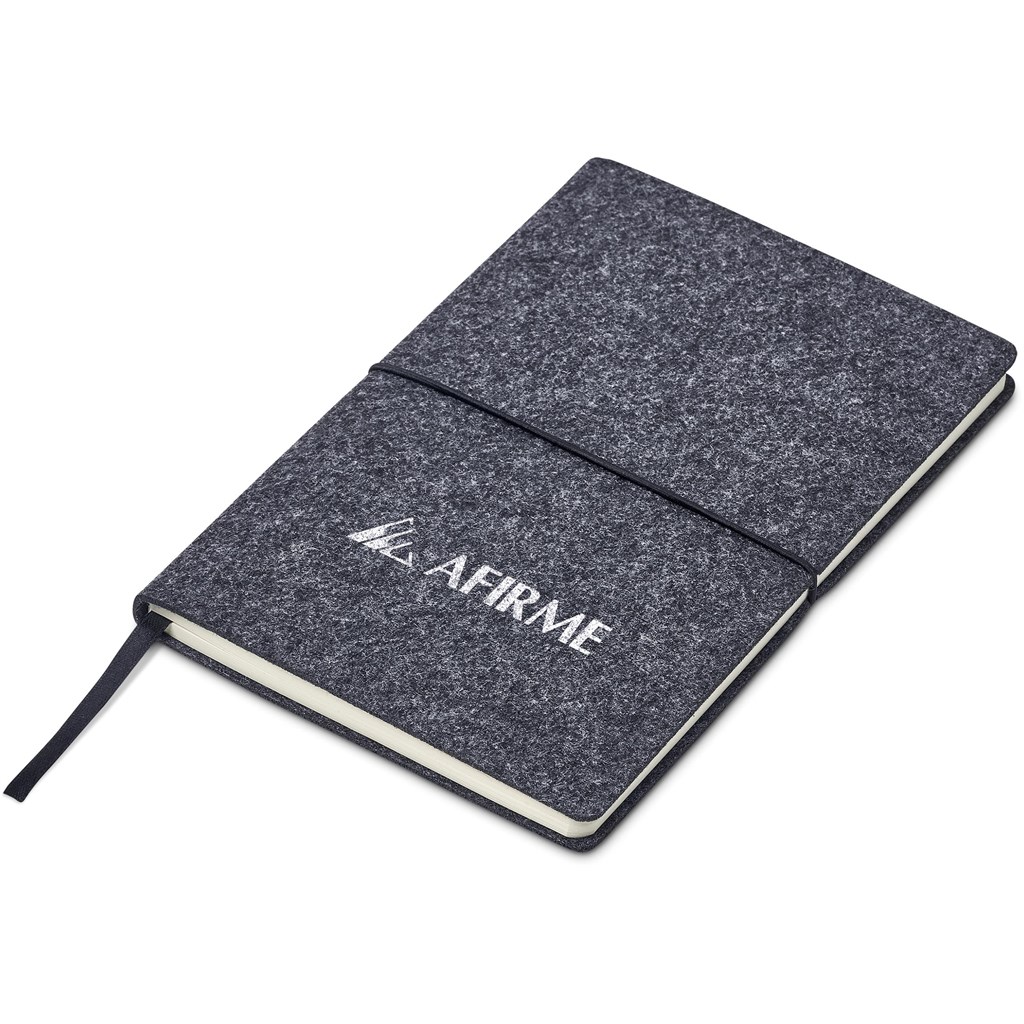 Okiya Rika Recycled Felt Soft Cover notebook - Image 2