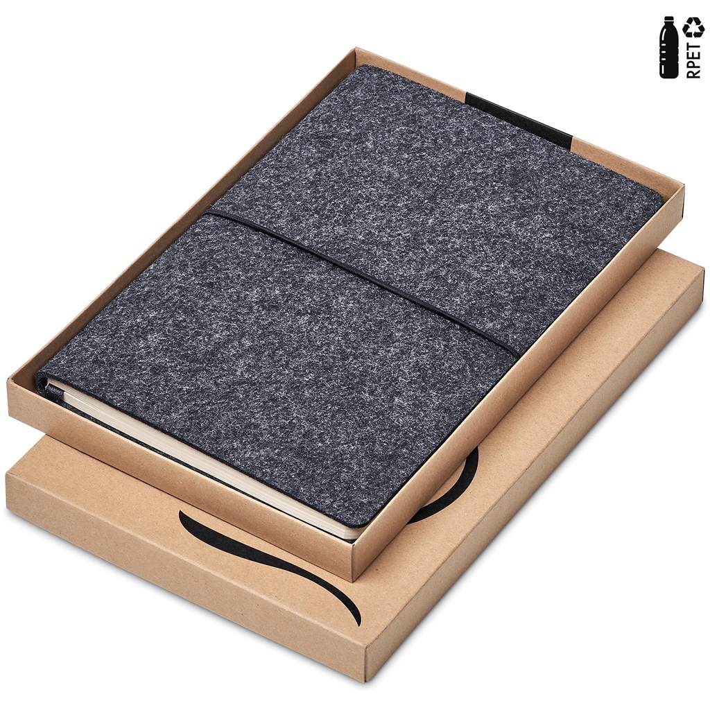 Okiya Rika Recycled Felt Soft Cover notebook - Image 7