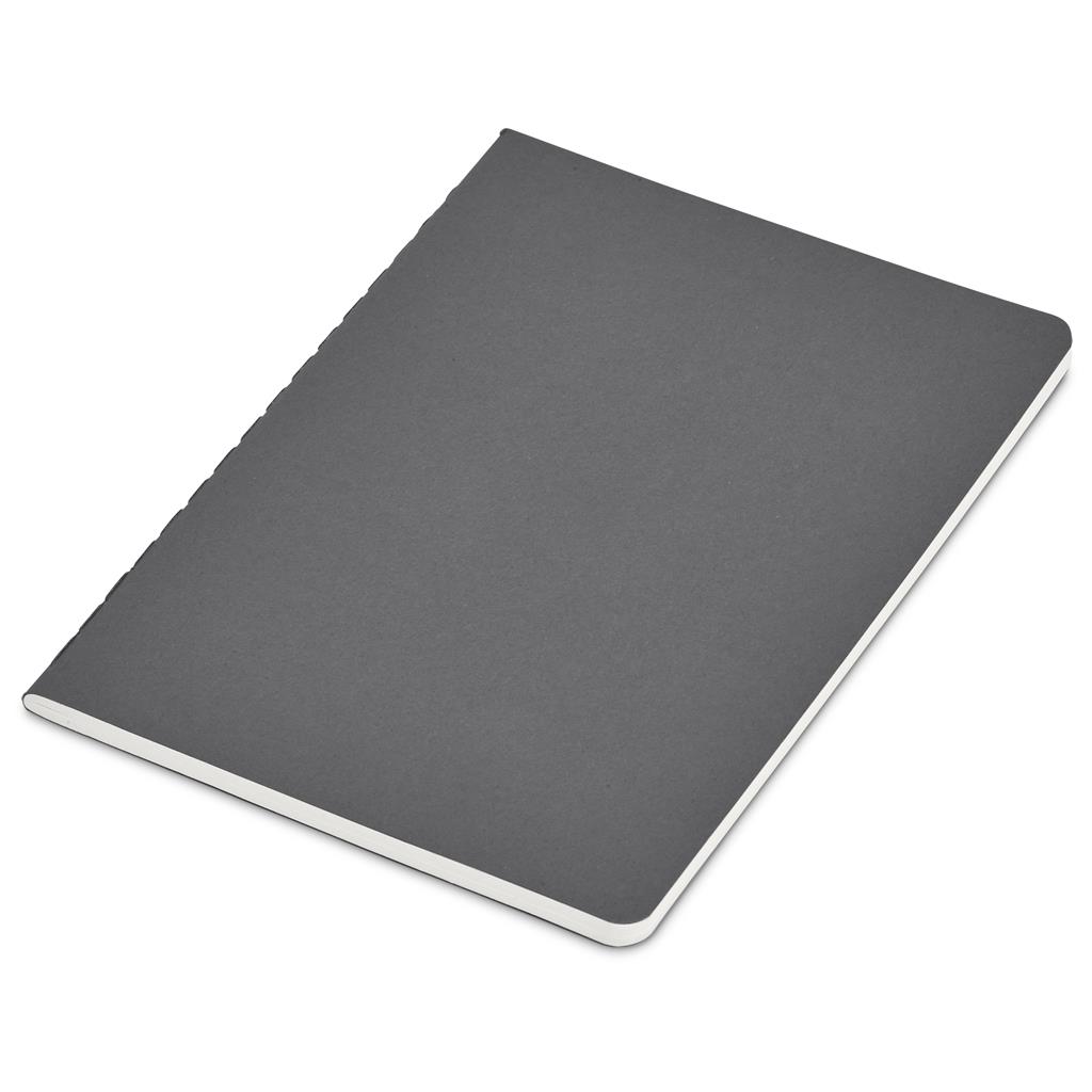 Okiyo Emika FSC Certified Paper A6 Soft Cover Notebook - Dark Grey - Image 7