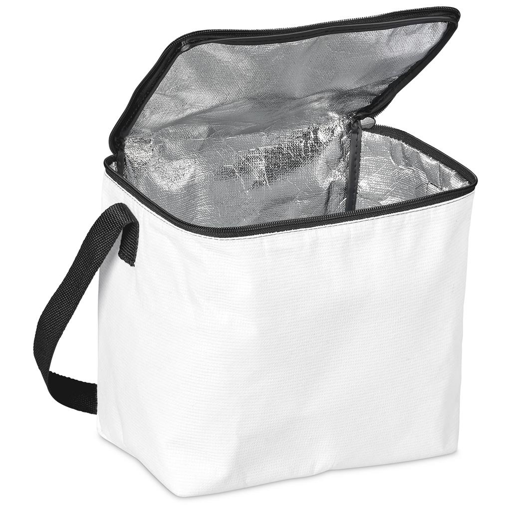 Pre-Production Sample Hoppla Quebec Recycled PET Stitch-Bond 12 Can Cooler - Image 21